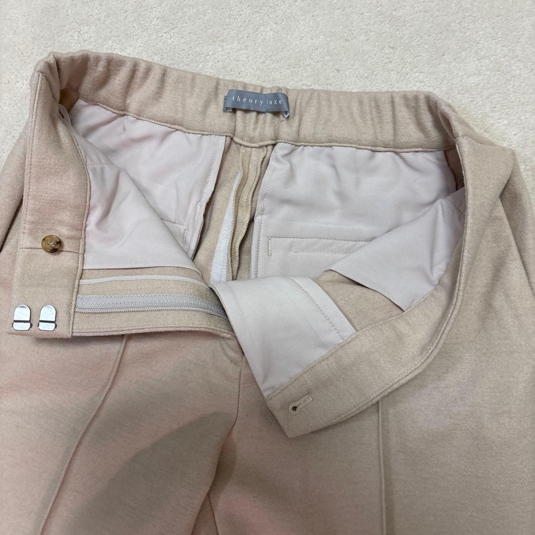 2/1のみお値下げ【新品・未使用】セオリーリュクス ウールパンツ ベージュ36
