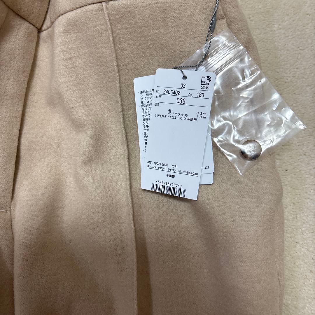 2/1のみお値下げ【新品・未使用】セオリーリュクス ウールパンツ ベージュ36