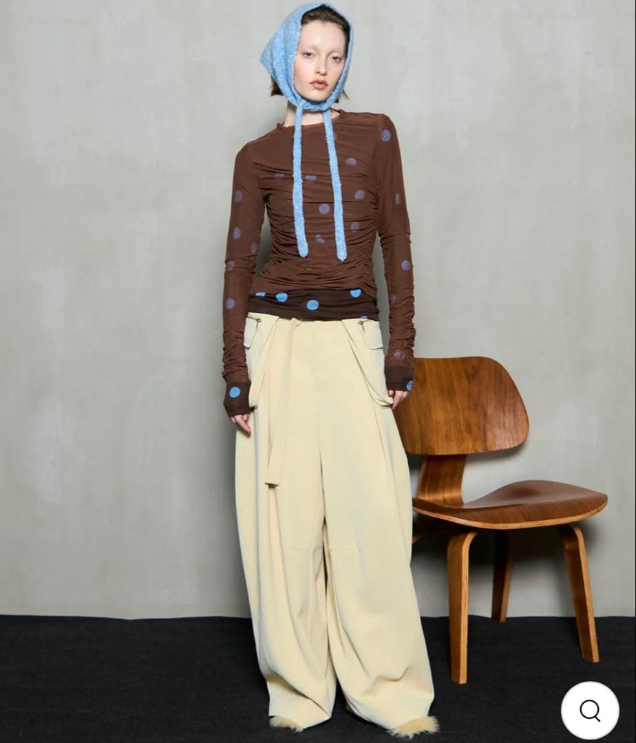 メゾンスペシャル　シアードットレイヤードトップス