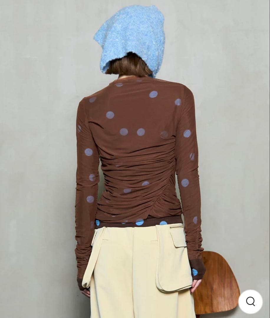 メゾンスペシャル　シアードットレイヤードトップス