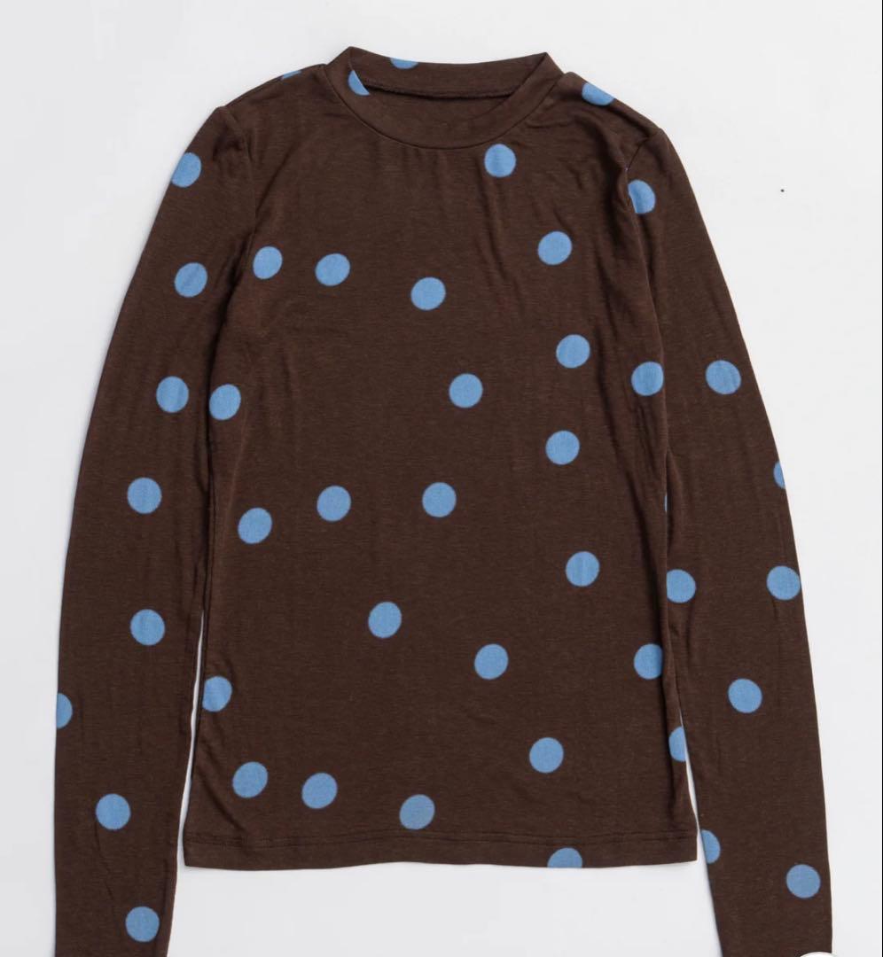 メゾンスペシャル　シアードットレイヤードトップス