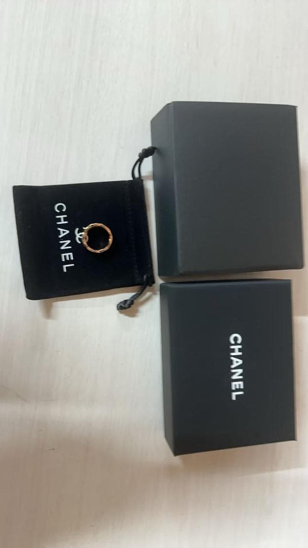 VIP シャネル CHANEL リング ジオメトリックカット 指輪 8号