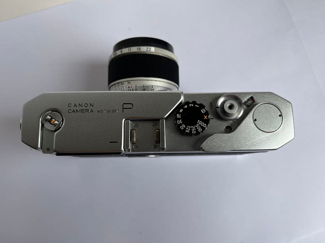 Canon P型(50mm F1.8) フィルムカメラ .レンジファインダー