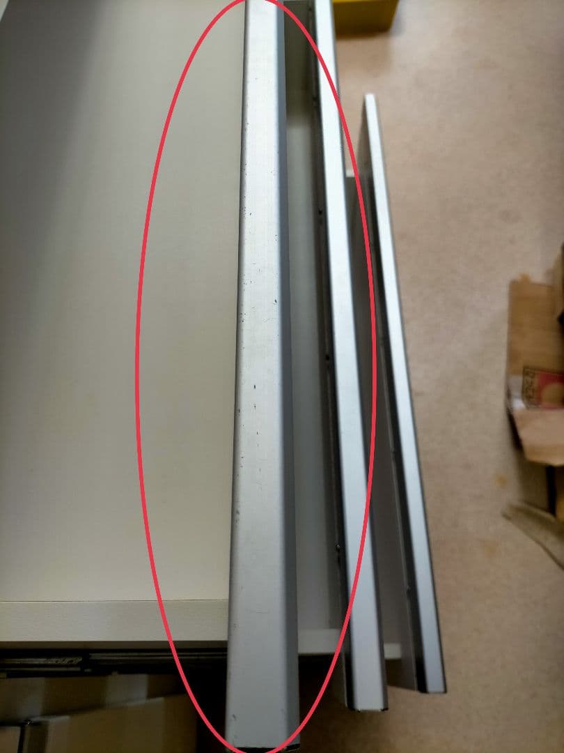 【送料込】ニトリ キッチンカウンター 幅120奥行51高さ86cm 食器棚 白色