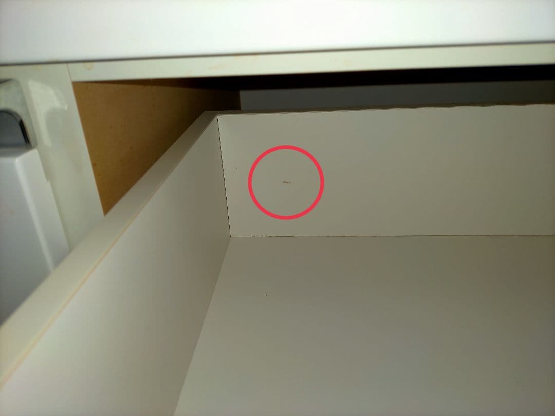 【送料込】ニトリ キッチンカウンター 幅120奥行51高さ86cm 食器棚 白色