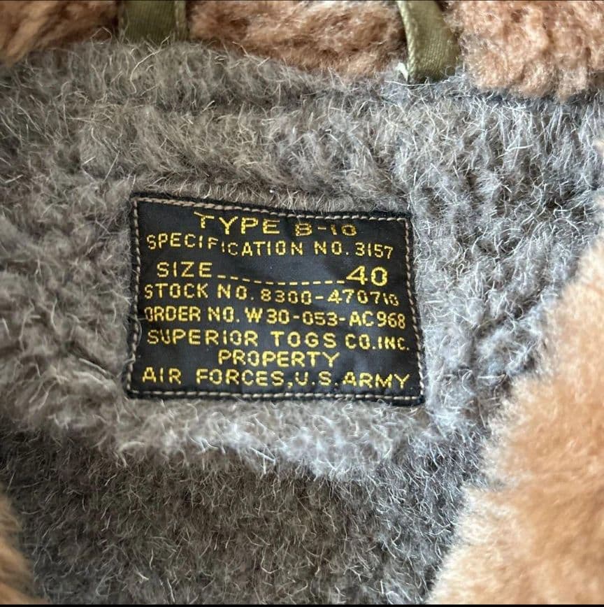 c*n様 ☆バズリクソンズ B10 (赤リブ)フライトジャケット 状態○