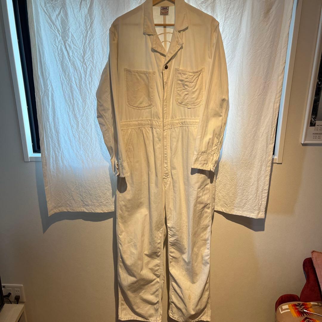 W*S様 Lee 50s ナンバー刺繍 生成り ヘリンボーン オールインワン