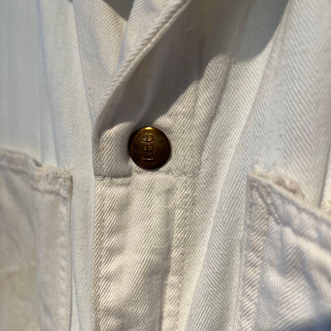 W*S様 Lee 50s ナンバー刺繍 生成り ヘリンボーン オールインワン