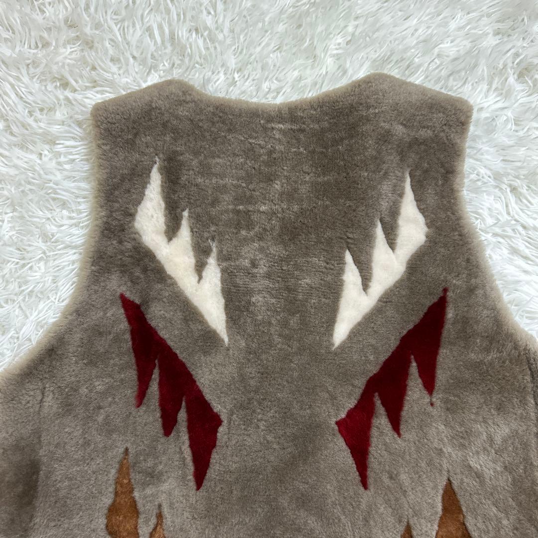 FRAMeWORK 別注K.tsanikidis ムートン チマヨ柄 ジレ F