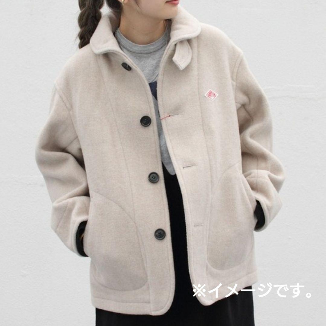 美品✨DANTON ダントン ウールモッサ Pコート ダブル ホワイト 36