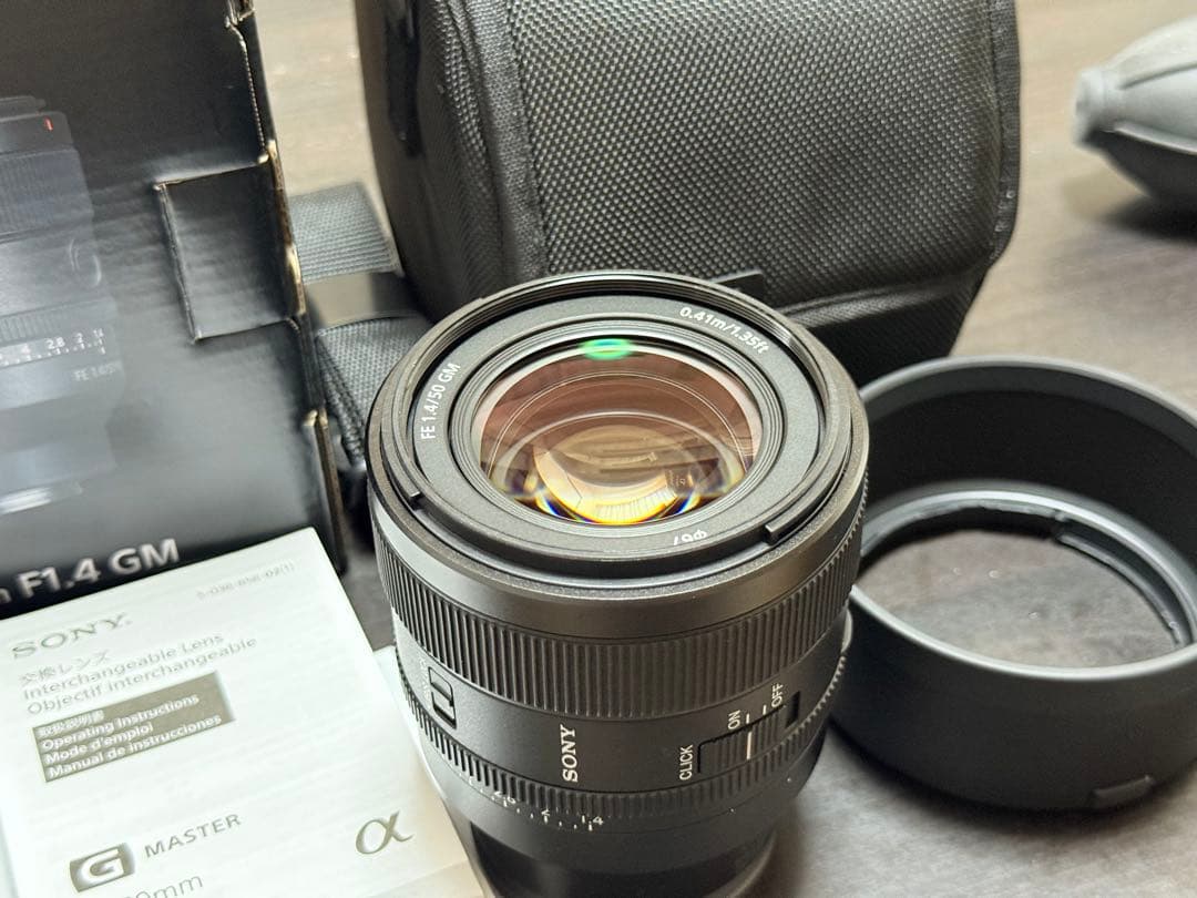【美品】SONY FE 50mm F1.4 GM レンズ
