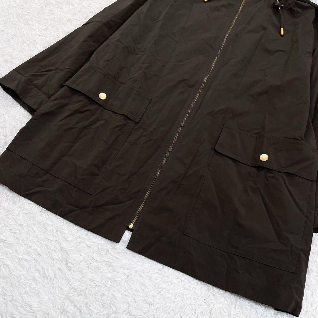 BURBERRYバーバリー モッズコート 茶系 金ボタン サイズ13 (XL位)