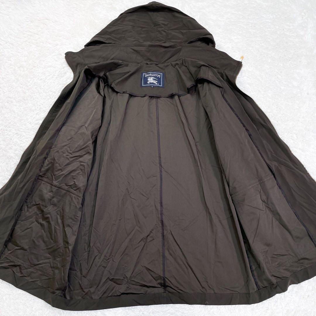 BURBERRYバーバリー モッズコート 茶系 金ボタン サイズ13 (XL位)