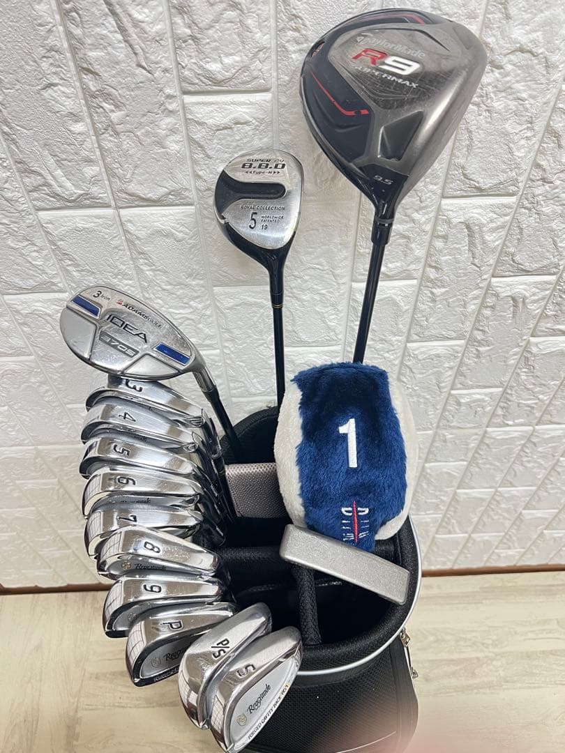 初心者おすすめ メンズ ゴルフクラブセット テーラーメイド キャディバック付