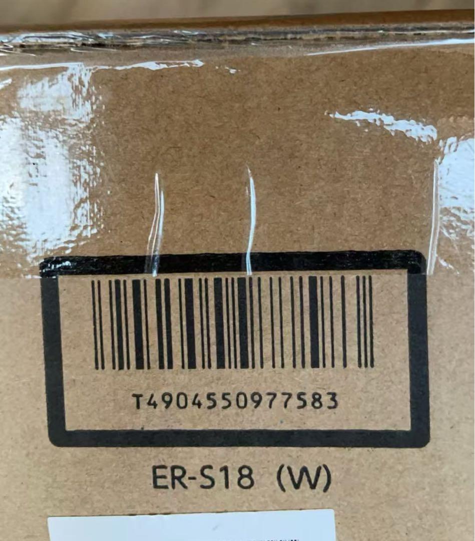 TOSHIBA 石窯オーブン 調理もできるフラット庫内モデル ER-S18(W)