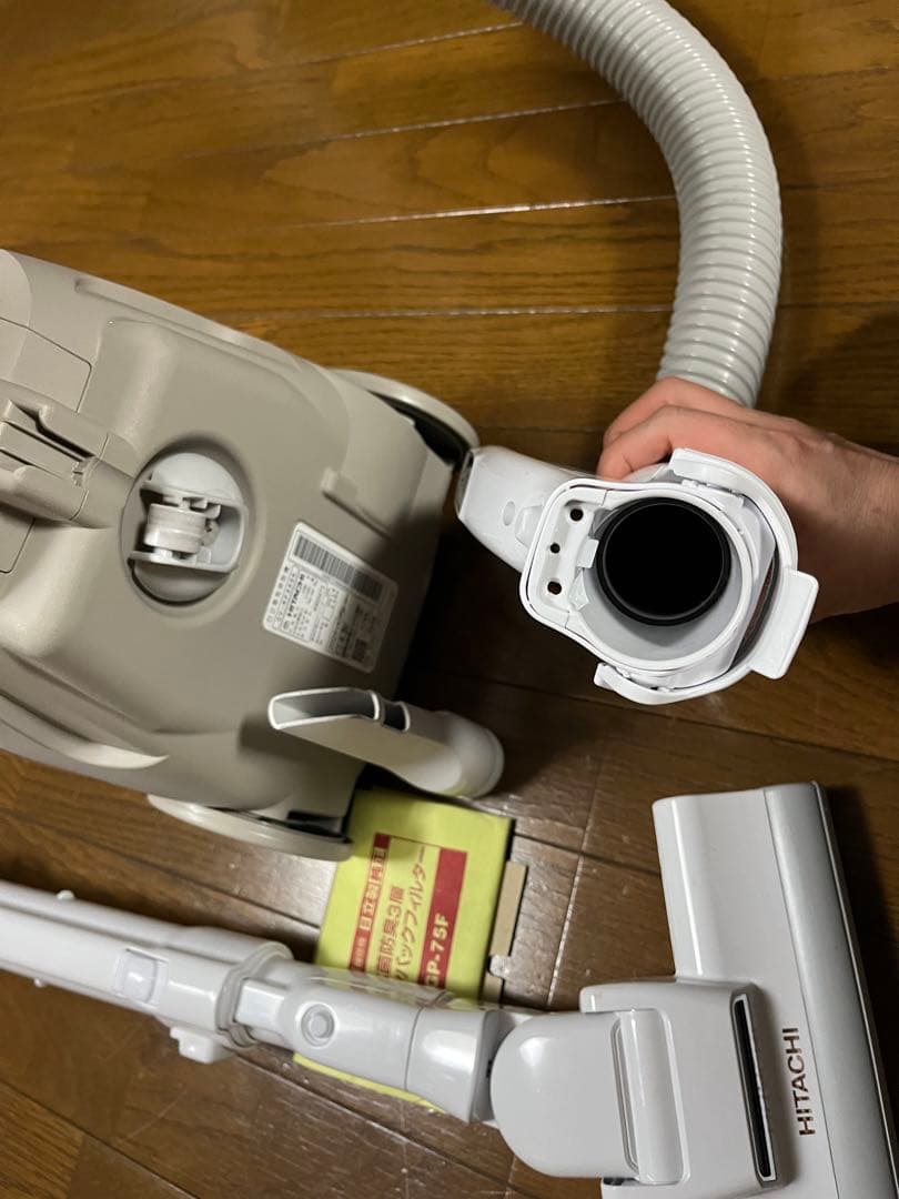 日立 掃除機 紙パック式 CV-KP300K 日本製650W 自走式