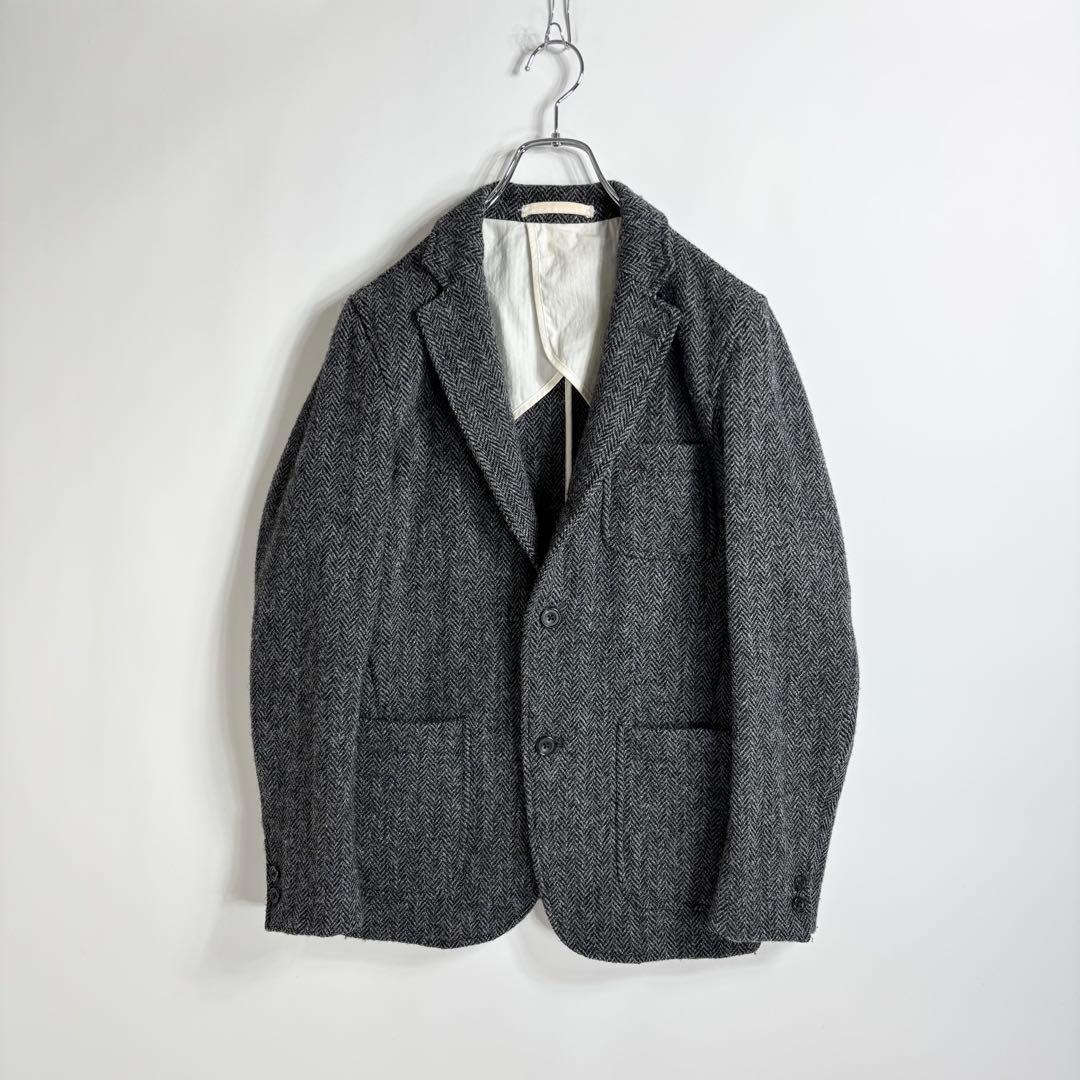 BEAMS PLUS × Harris Tweed 3B ジャケット グレー S
