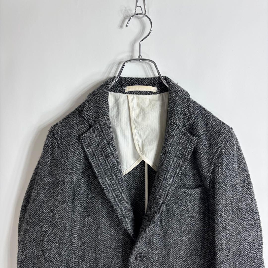BEAMS PLUS × Harris Tweed 3B ジャケット グレー S