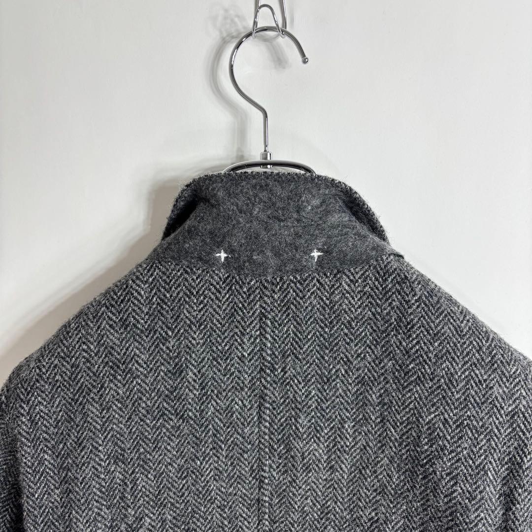 BEAMS PLUS × Harris Tweed 3B ジャケット グレー S