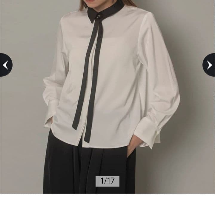 CADUNE ナロータイブラウス