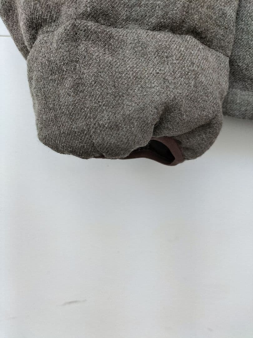 NANGA × ele × 乱痴気　ナンガ　ウールダウン　　グレー　M