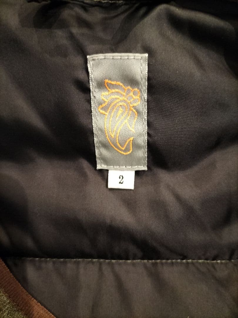 NANGA × ele × 乱痴気　ナンガ　ウールダウン　　グレー　M