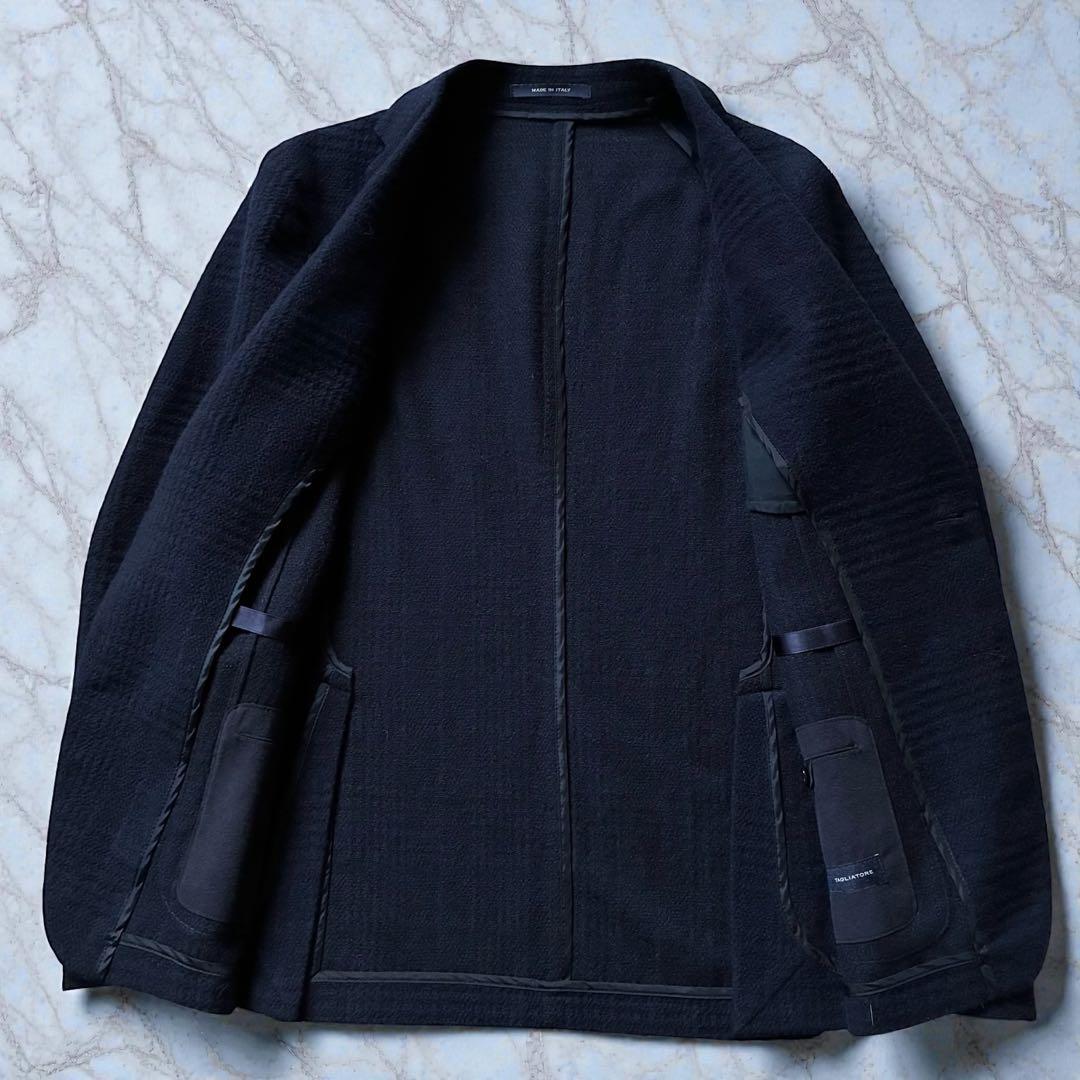 極美品 TAGLIATORE テーラードジャケット DAKAR ジャガード織52