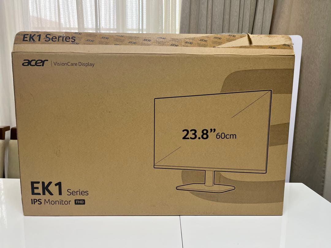 23年11月購入 Acer モニター 23.8インチ フルHD EK241Y