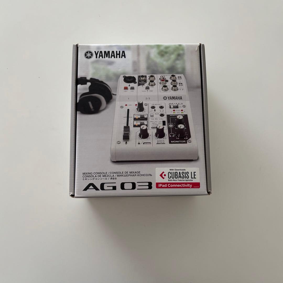 YAMAHA AG03 オーディオインターフェース／ミキサー（第1世代）
