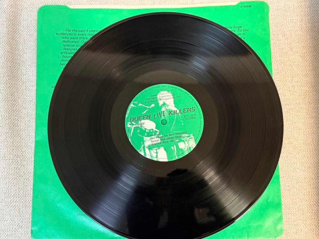 QUEEN LIVE KILLERS LPレコードサイン入り