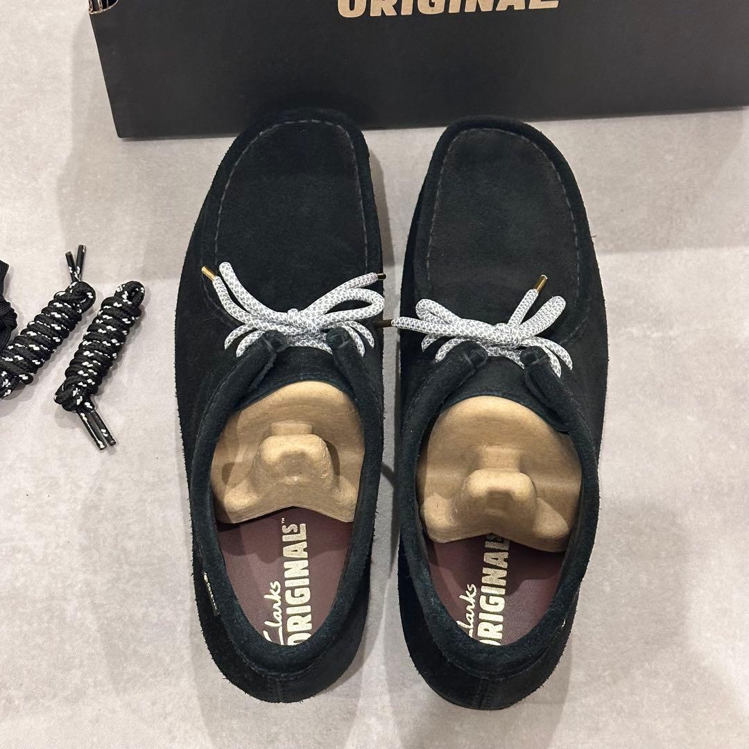 Clarks Wallabee GTX UK8 （GETABACO替え紐付き）