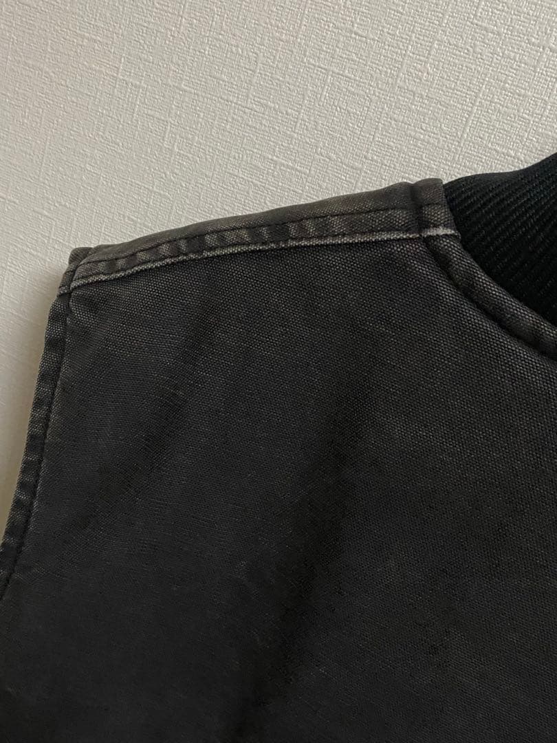 USA製　90s カーハート Carhartt ダックベスト BLK ブラック