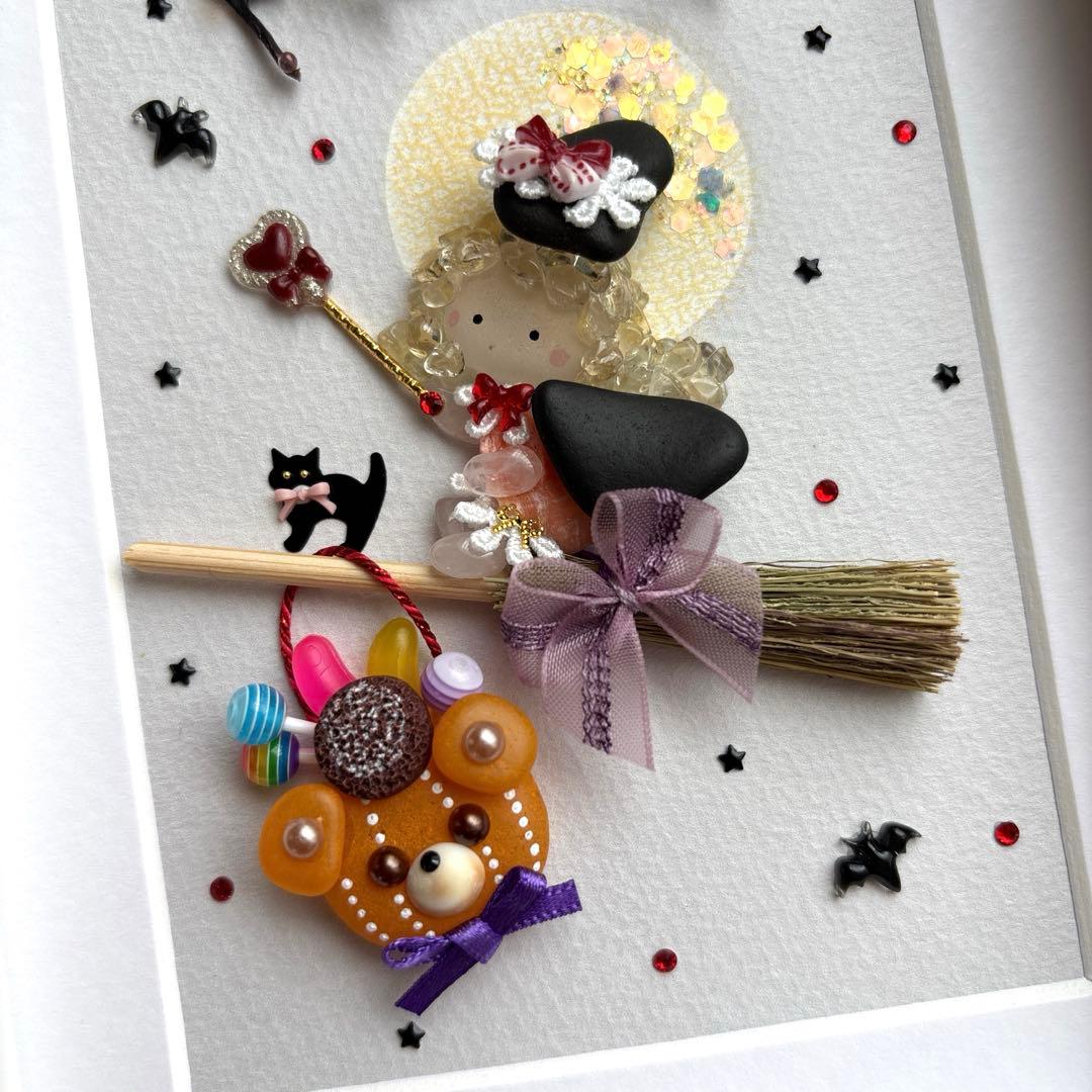 シーグラスアート❁仲良しうさちゃんひまわりケーキ❁