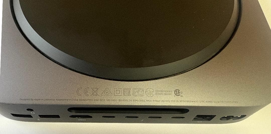 Apple◆◆アップル Mac Mini 2018年 A1993 モデル◆◆