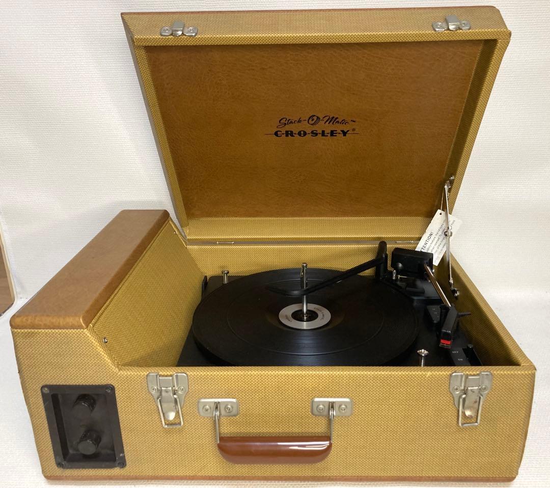 レコードプレイヤー　Crosley cr89 トランク型　ジャンク