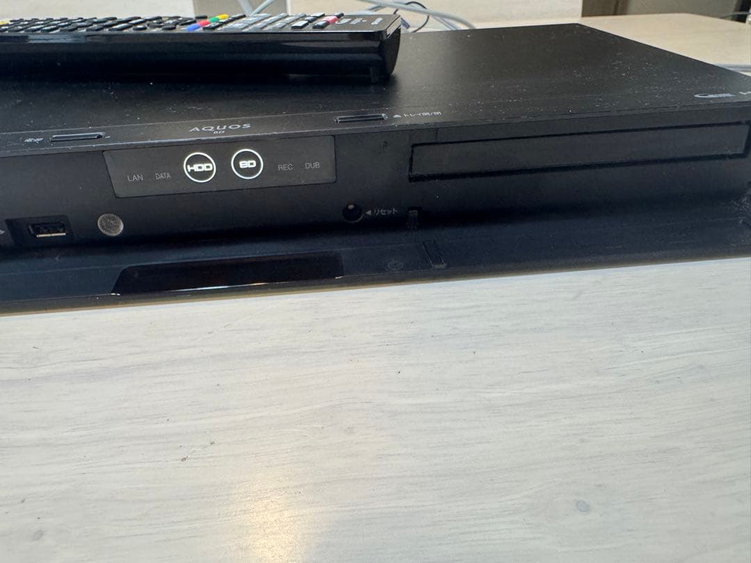 SHARP AQUOS ブルーレイレコーダー　BD-NW510 2017年製