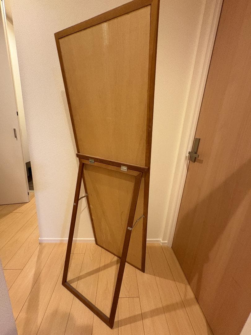 【送料込】スタンドミラー（木製フレーム・高さ152cm）