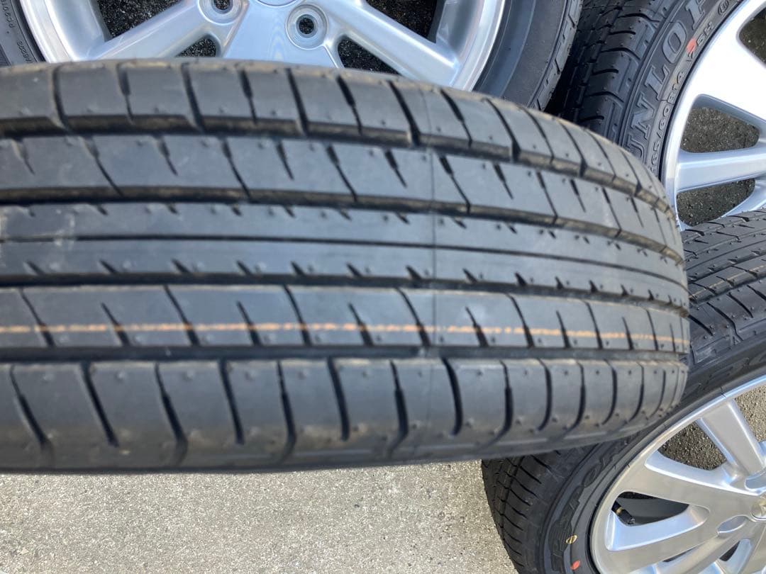 さんにいろく　新車外し　エブリィワゴン純正アルミホイールタイヤ4本セット