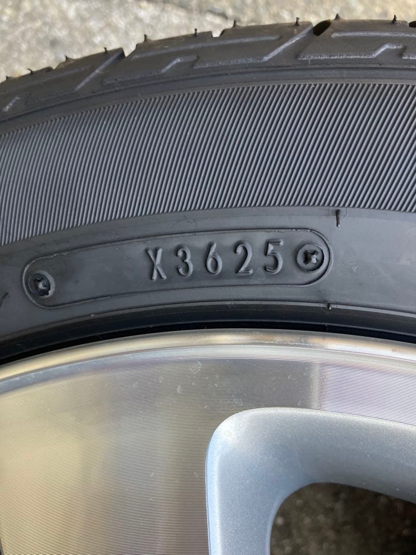 さんにいろく　新車外し　エブリィワゴン純正アルミホイールタイヤ4本セット