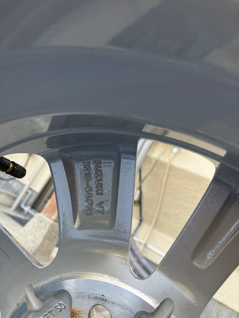 さんにいろく　新車外し　エブリィワゴン純正アルミホイールタイヤ4本セット