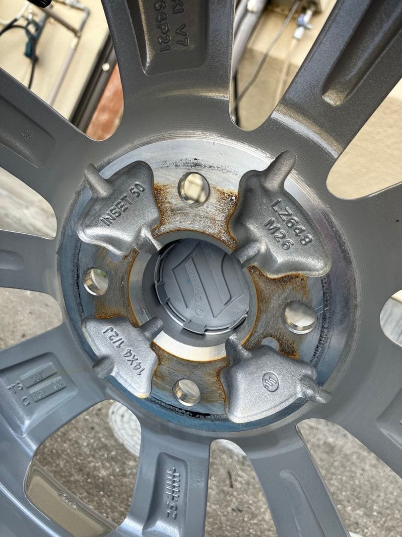 さんにいろく　新車外し　エブリィワゴン純正アルミホイールタイヤ4本セット