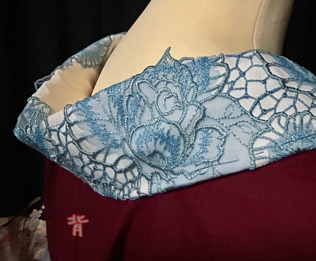 4mam♡様　半襦袢、お裾除けセット　筒袖、半衿、簡易衣紋抜き付き