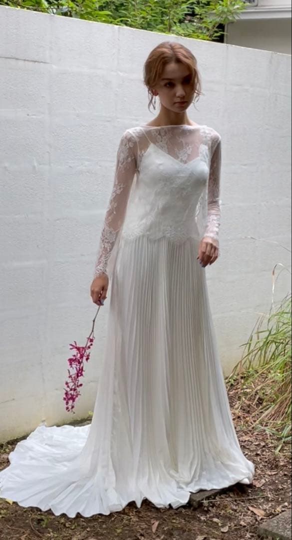 【DRESS PRODUCTION】ボレロ付きプリーツキャミソールドレス