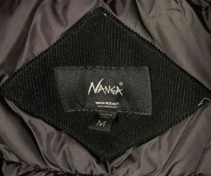 NANGAナンガオーロラダウンジャケットブラックMサイズ日本製