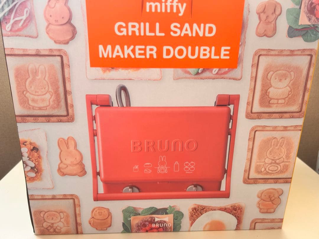 未使用　BRUNO ミッフィー ワッフル・ホットサンドメーカー