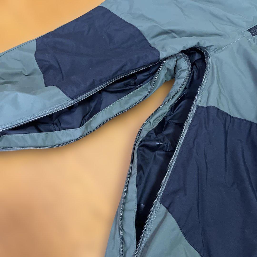 スノーワンピース　ノースフェイス　カーキ　キッズ　100　スノーウェア