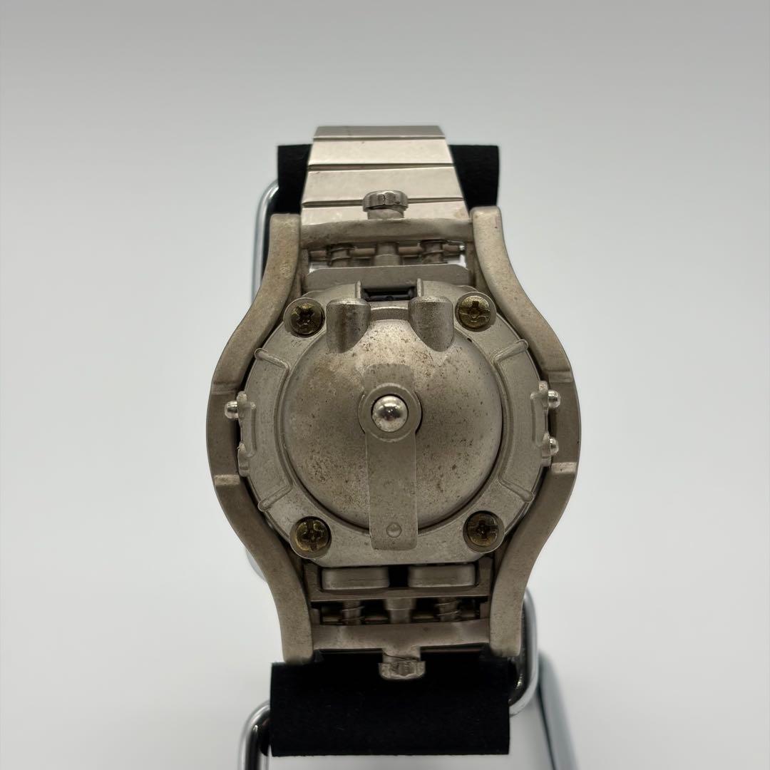 BANDAI バンダイ TOKIMA トキマ シルバー デジタル腕時計