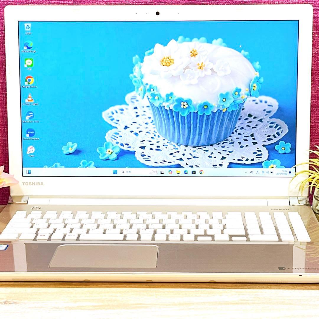 初心者向け Core i7搭載 ノートPC Win11 DVD