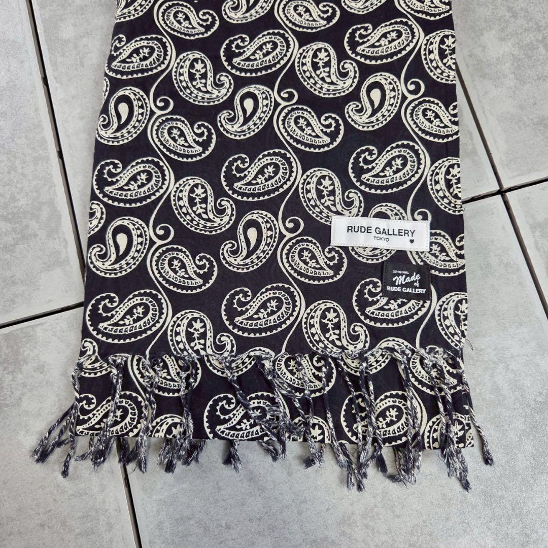 美品 希少 RUDE GALLERY paisley scarf