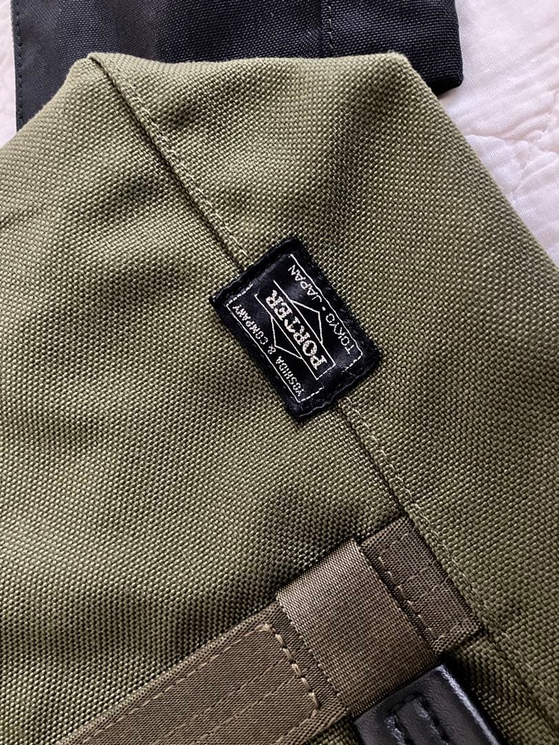 PORTER MONOCLE ポーター モノクル トートバッグ カーキ ポーチ付